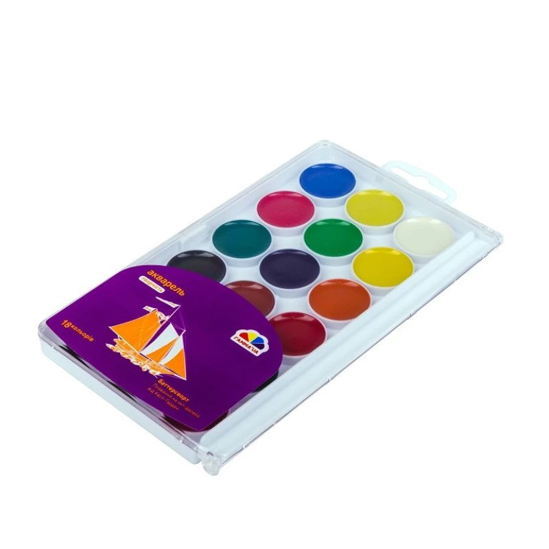 Акварельні фарби "Творчість" 400104, 18 кольорів Вінниця - фото 1