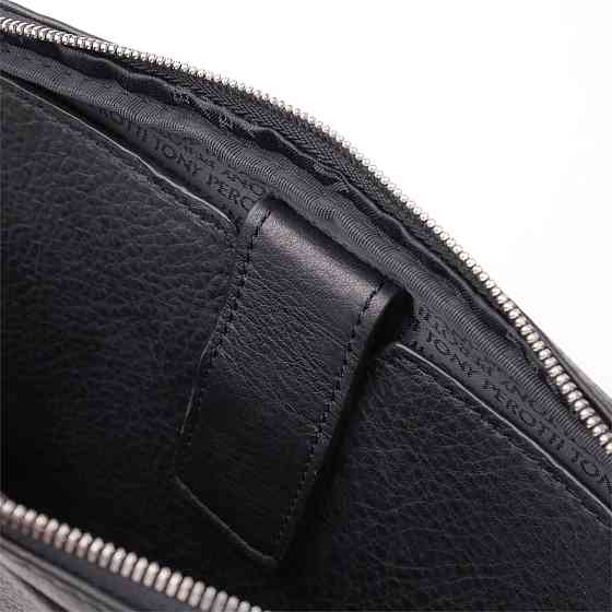 Мужская сумка для планшета из мягкой натуральной кожи Tony Perotti 20846_1 (9594-28) nero Черный Киев