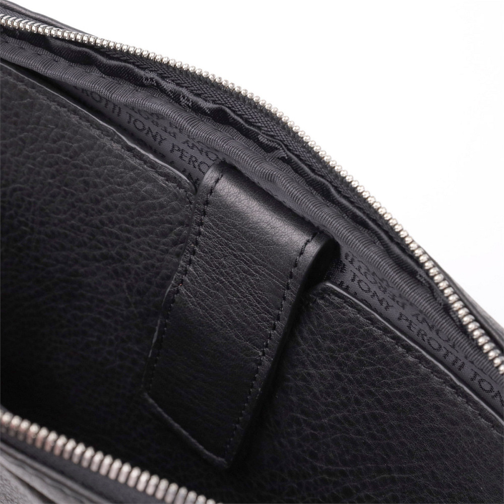 Мужская сумка для планшета из мягкой натуральной кожи Tony Perotti 20846_1 (9594-28) nero Черный Киев - изображение 4