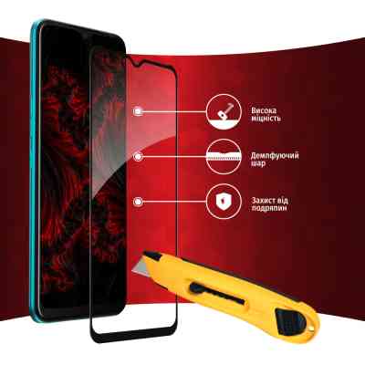 Скло захисне Intaleo Full Glue Tecno Spark 8 (1283126533099) Вінниця