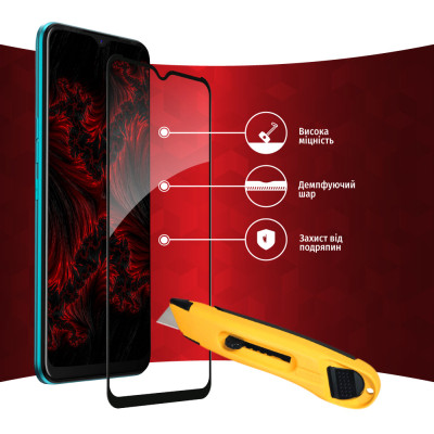 Скло захисне Intaleo Full Glue Tecno Spark 8 (1283126533099) Вінниця - фото 4