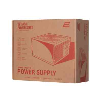 Блок живлення 2E BASIC POWER (600W), 80, 120mm, 1xMB 24pin(20+4), 1xCPU 8pin(4+4), 3xMolex, 4xSATA, 2xPCIe 8pin( (2E-BP600-120APFC) Вінниця