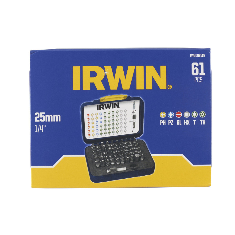 Набір біт Irwin, змішаний, 25 мм, 61 предмет, +тримач Одеса - фото 2