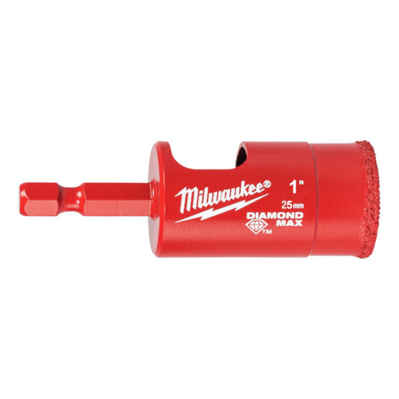 Коронка алмазна Diamond Plus MILWAUKEE, O25,0мм (1/4 Hex) Одесса - изображение 1