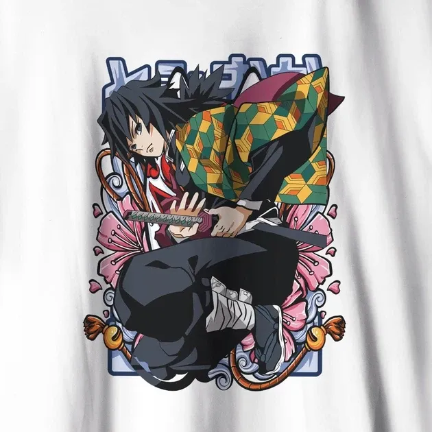 Футболка мужская с принтом Клинок, рассекающий демонов Гію Томіока 3 WE Размер 48 Anime04Размер 48 Днепр - изображение 4