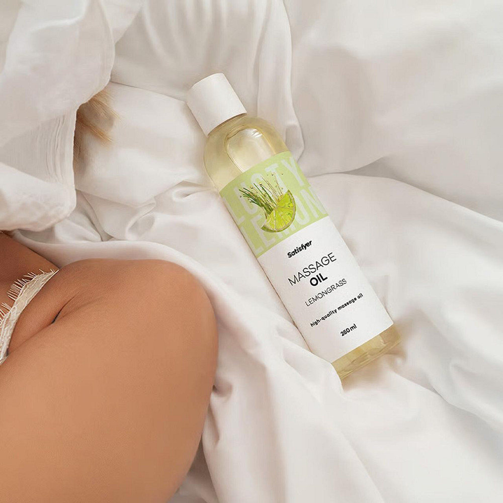 Розпродаж!!! Масажна олія Satisfyer Massage Oil Lemongrass 250 мл (термін 30.04.2027) Sex Aura Київ - фото 7