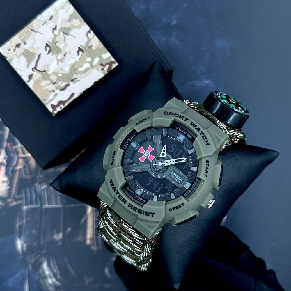 Patriot 005AGSU ЗСУ Паракордовий ремінець Camo Green + Коробка SBR Київ - фото 3