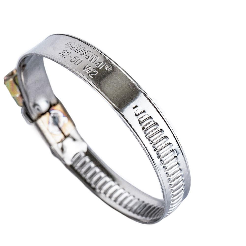 Хомут черв'ячний неіржавкий 9 мм D32-50мм 25 шт. SIGMA (2510101) Київ - фото 2