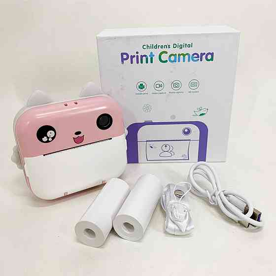 Детская камера с встроенным принтером, Фотоаппарат моментальной печати для фотографий YT-43 Львов