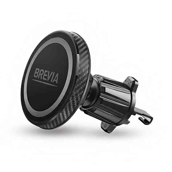 Тримач телефону автомобільний Brevia AirVent Ultra MagCircle на дефлектор, магнітний Magsafe Львів