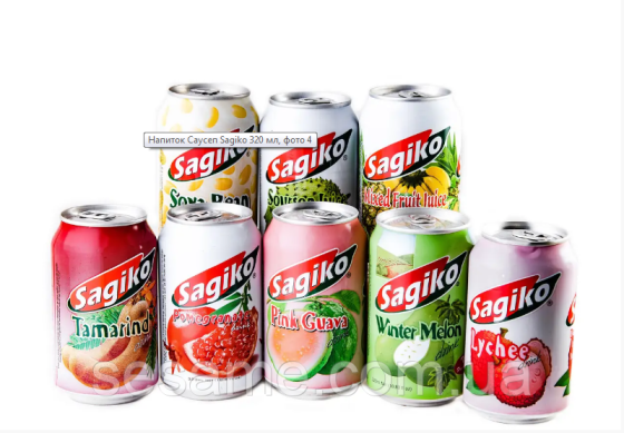 Вьетнамский напиток Микс тропических фруктов Sagiko Mixed Fruit Juice 320 мл (Вьетнам) Харьков