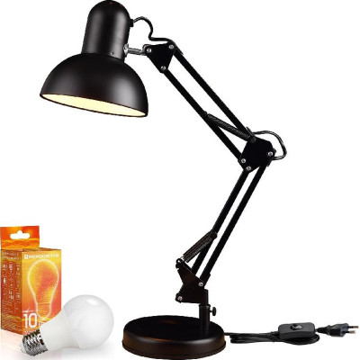Настольная лампа Євросвітло Ridy-027 E27 чорна Винница - изображение 1