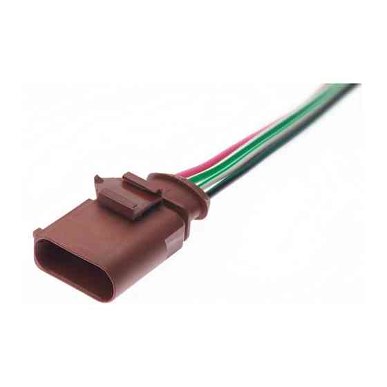 Роз'єм конектор с проводом, 4-контактний Коричневий, Пластик, 1K0973804A, 1534544, VAG, TE Audi, Bugatti, Porsche, Seat, Skoda Київ