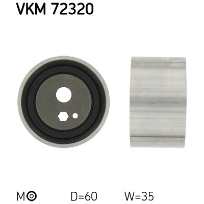 Ролик натягувача ременя SKF VKM 72320 Вінниця - фото 1