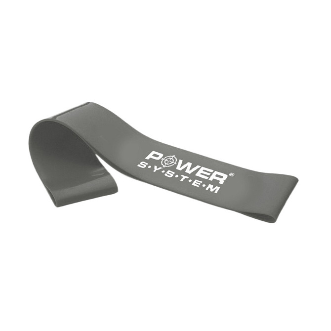 Резинка для фітнесу Power System PS-4063 Flex Loop Strong Grey (опір 23кг.) Каменское - изображение 1