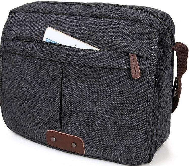 Сумка мужская Vintage 14585 Серая Киев - изображение 6