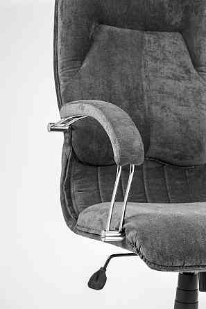 Офісне Крісло Керівника Richman Nicosia Grey Velour Хром М2 AnyFix Сірий Київ