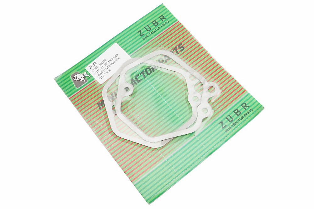 Прокладка кришки головки циліндра (клапанів) 178F Витязь/Кама 2отв., к-кт 5шт Киев - изображение 2