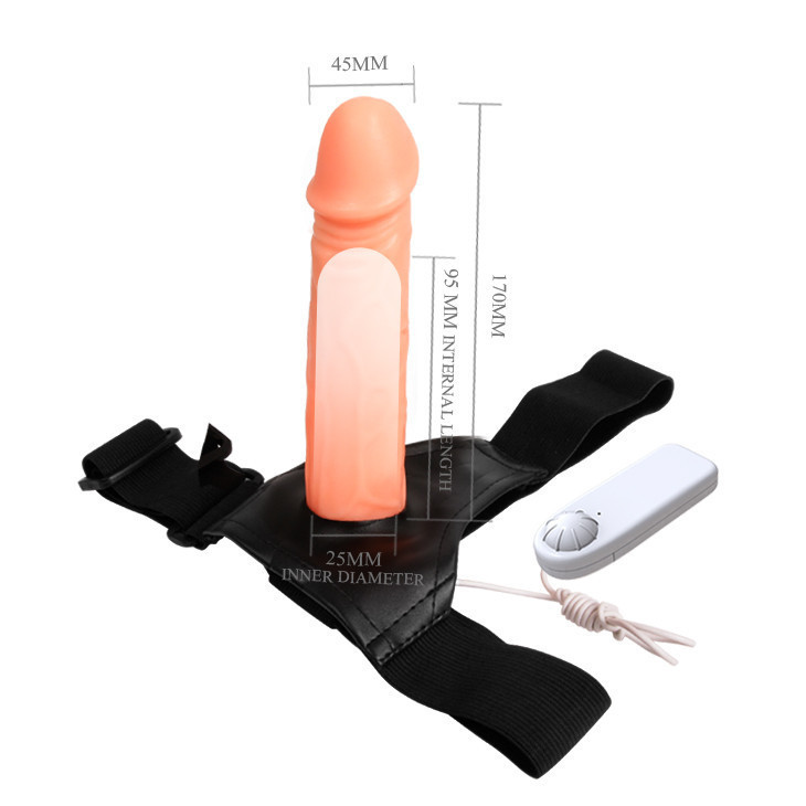 Страпон - Baile Jessica Strap On Vibrating, 17 см Sex Aura Київ - фото 6