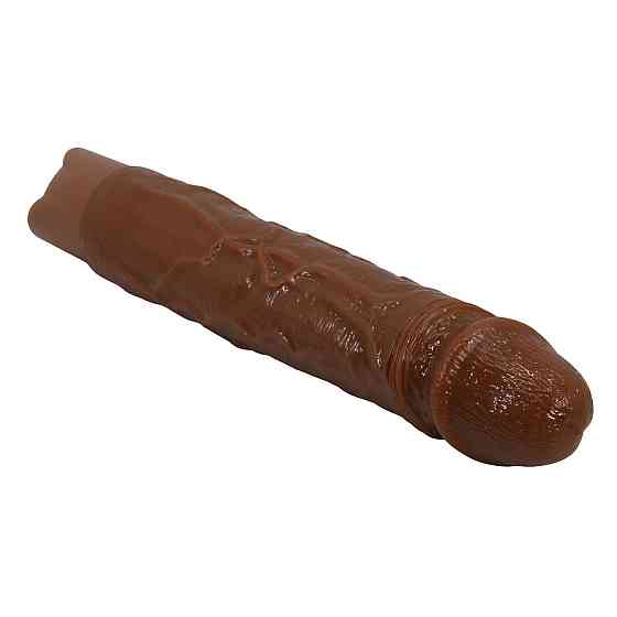 Реалистичный вибратор - Pretty Love Osric Realistic Vibrating Dildo Brown Sex Aura Киев