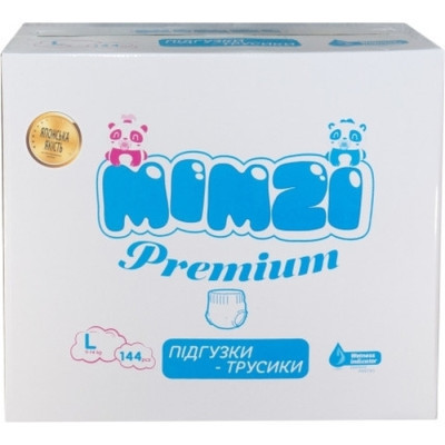 Подгузники Mimzi L 9-14 кг 48 шт. х 3 пачки (MPL3) (4820209800302) Винница - изображение 6