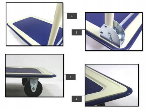 Платформенная тележка Garden Line (91,5×61,5×86 см) со складной ручкой | грузоподъемность – 300 кг (Польша) Киев - изображение 8