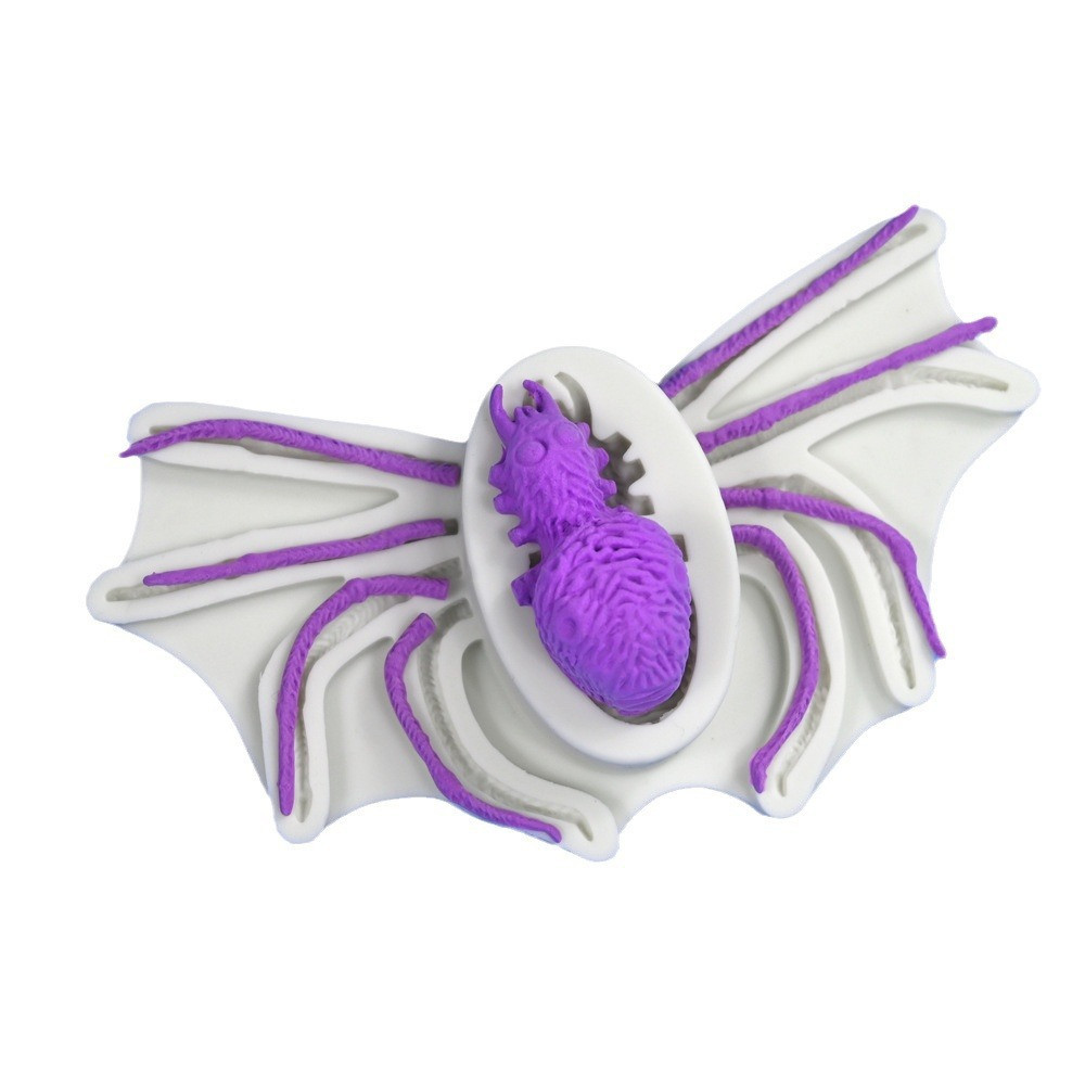 Молд силиконовый Паук 167 на 91 мм серый Киев - изображение 5