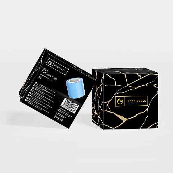 Скотч для бондажу Liebe Seele Bondage Tape Blue 25 м Sex Aura Київ
