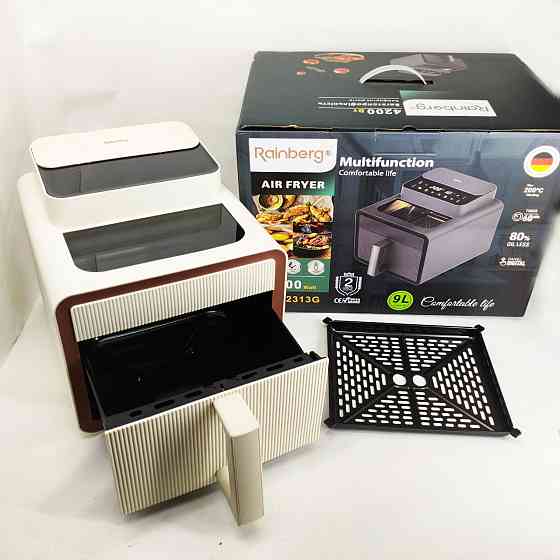 Електрична фритюрниця для кухні та дому Rainberg RB-2313 4200Вт 9л, Аеро-гриль для приготування фрі OR-64 Львів