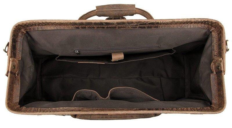 Саквояж Vintage 14410 Коричневый Киев - изображение 10