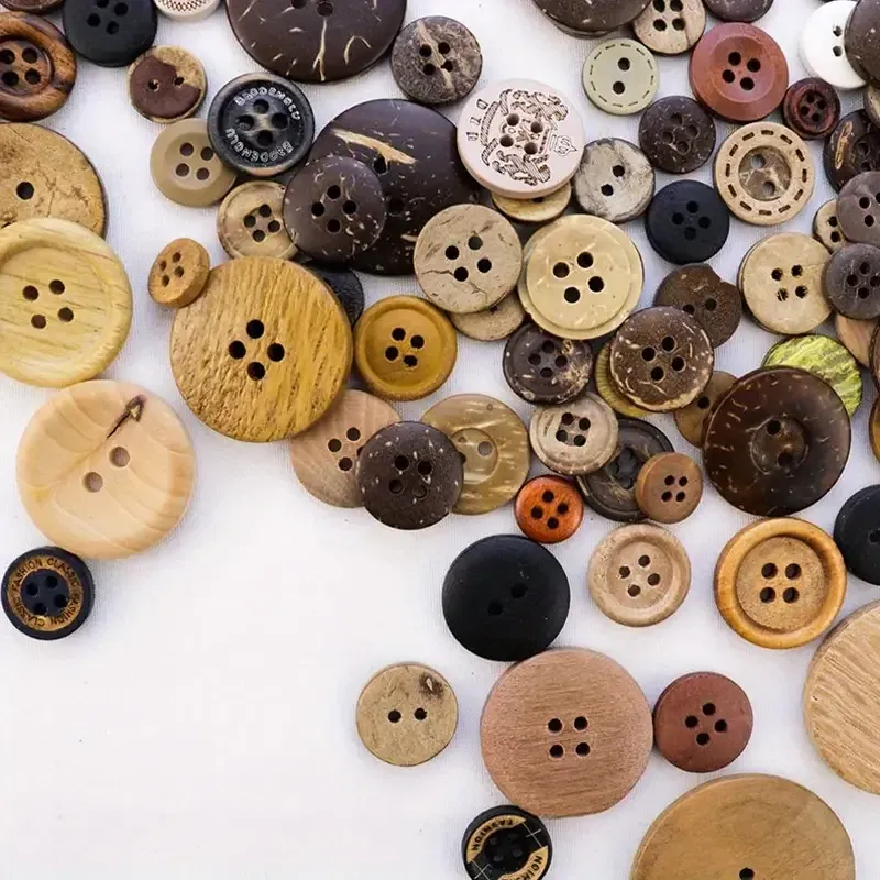 Набір ґудзиків 50 шт – мікс розмірів і кольорів Київ - фото 3