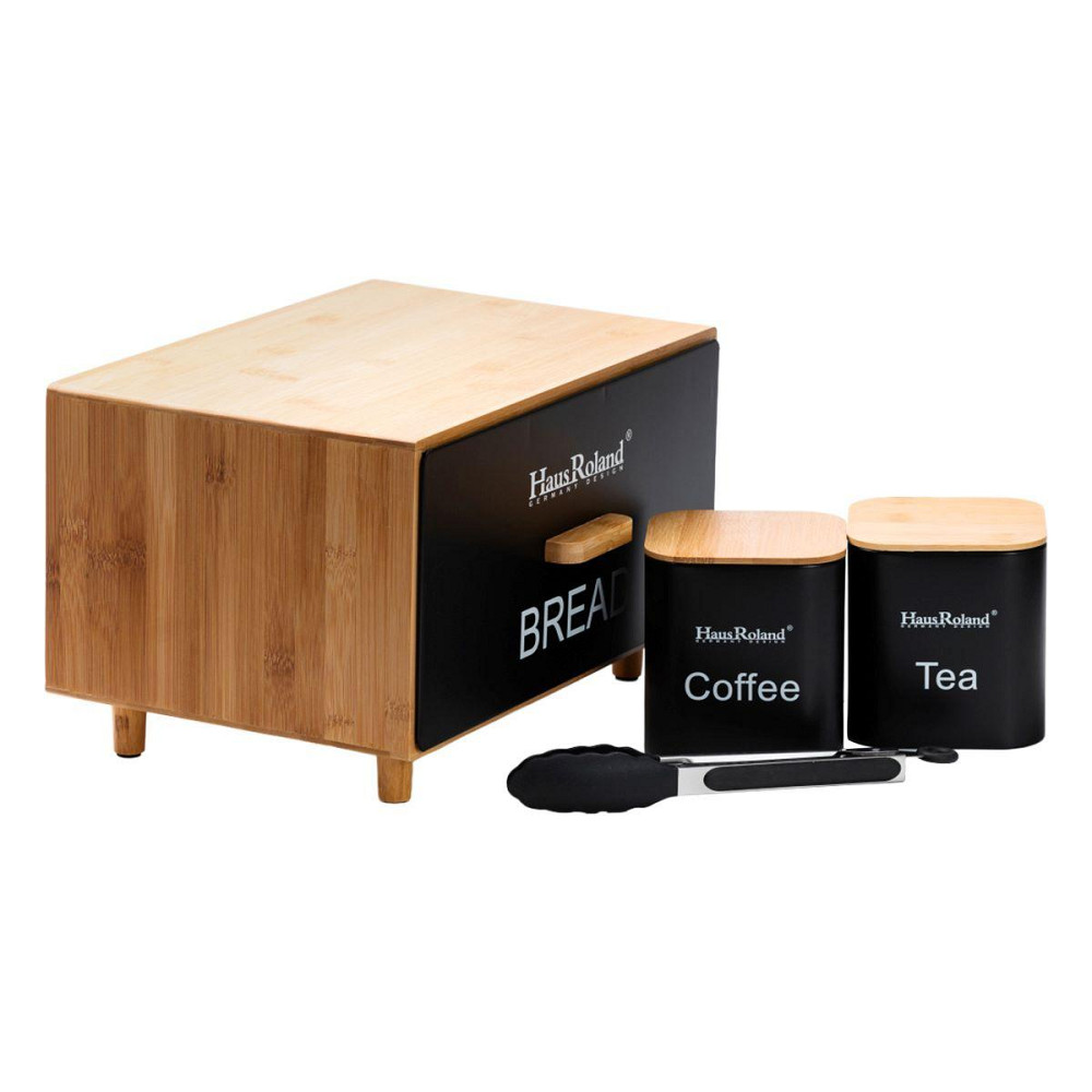 Кухонний набір для зберігання продуктів чорний HP33534B Київ - фото 3