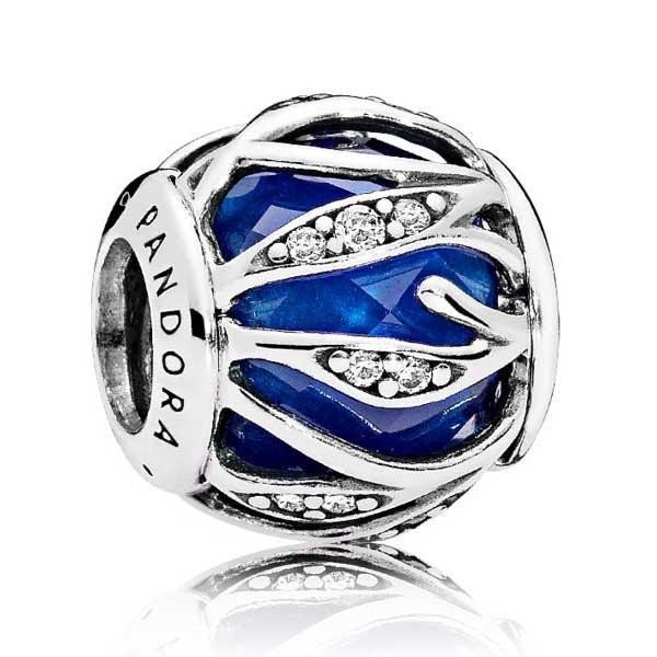 Срібна намистина Пандора  "Сяйво природи синій кристал" 791969NCB MasterSem Київ - фото 1