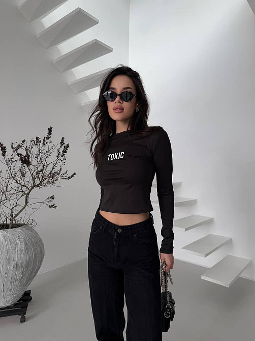 Женский укороченный лонгслив микродайвинг Одесса - изображение 5