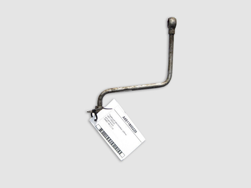 Mercedes-Benz  A6511800220 Подає маслопровід турбіни двигуна OM651 R4 2.2 cdi E-Class W212 C207 C-Class W204 CLS C218 GLK X204 Одесса - изображение 2