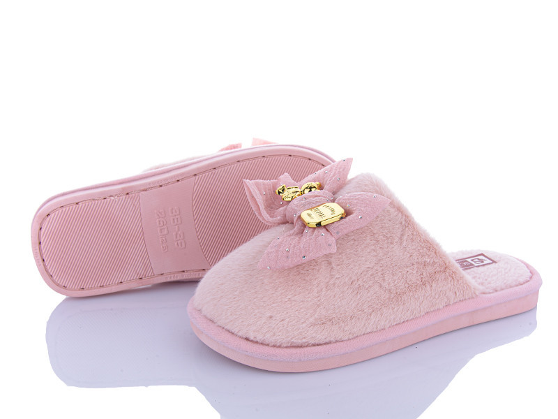 Тапочки закрытые домашние женские теплые с бантом Розовый, 36 Одесса - изображение 7