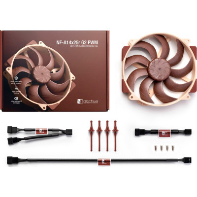 Кулер до корпусу Noctua NF-A14x25r G2 PWM Вінниця - фото 4