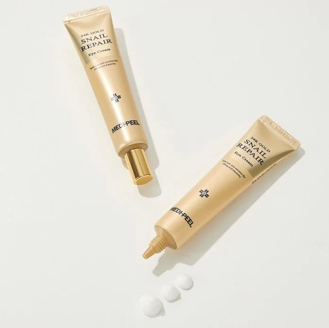 Крем для кожи вокруг глаз с муцином улитки и золотом 24K Snail Repair Eye Cream Medi-Peel 40 мл Винница - изображение 2