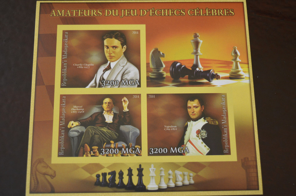 Мадагаскар. Спорт. Блок. Личнисти 2014 (А-16) Полтава - фото 1