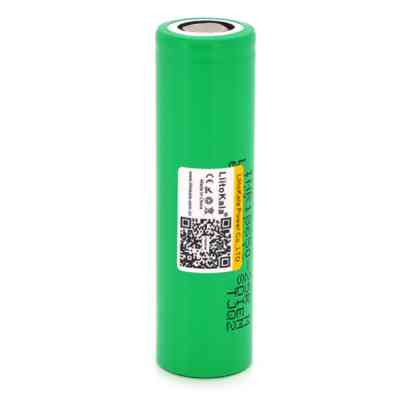 Аккумулятор 18650 2500mAh (2450-2650mah), 3.7V (2.75-4.2V), green, PVC BOX Liitokala (Lii-25R) Винница