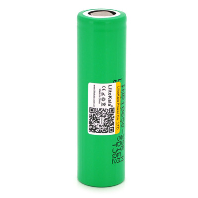 Акумулятор 18650 2500mAh (2450-2650mah), 3.7V (2.75-4.2V), green, PVC BOX Liitokala (Lii-25R) Вінниця - фото 1