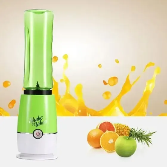 Мини-блендер для коктейлей и смузы Shake'n Take Шейкер-блендер с бутылкой для взбивания коктейлей Коломыя
