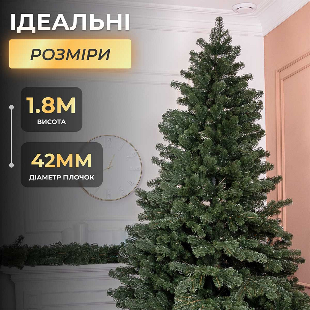 Lugi Ялинка штучна 1.8 м Говерла зелена Киев - изображение 3