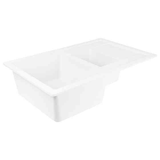 VALESO Гранітна мийка для кухні VALESO TOSKANA 7850W матова Білосніжна Киев