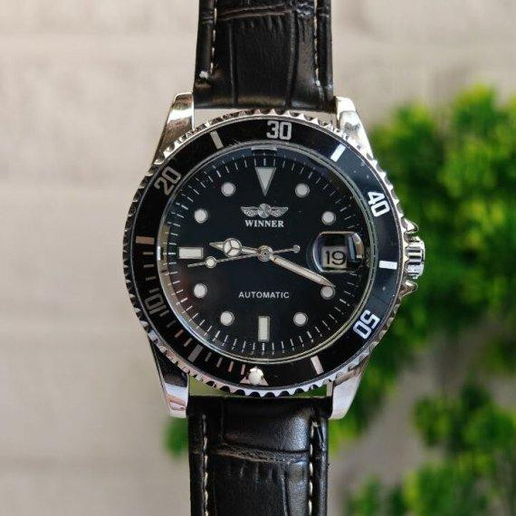 Годинник чоловічий механічний наручний Winner Basel Deluxe (2 ремінці) Київ - фото 6