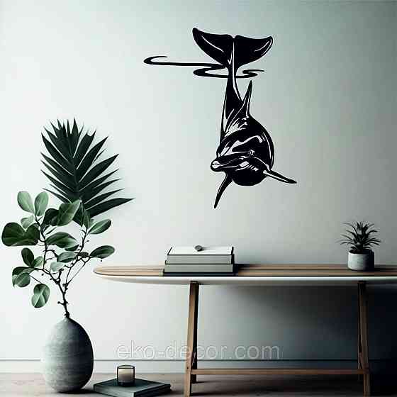 Декоративне настінне Панно «Дельфін» Декор на стіну Київ