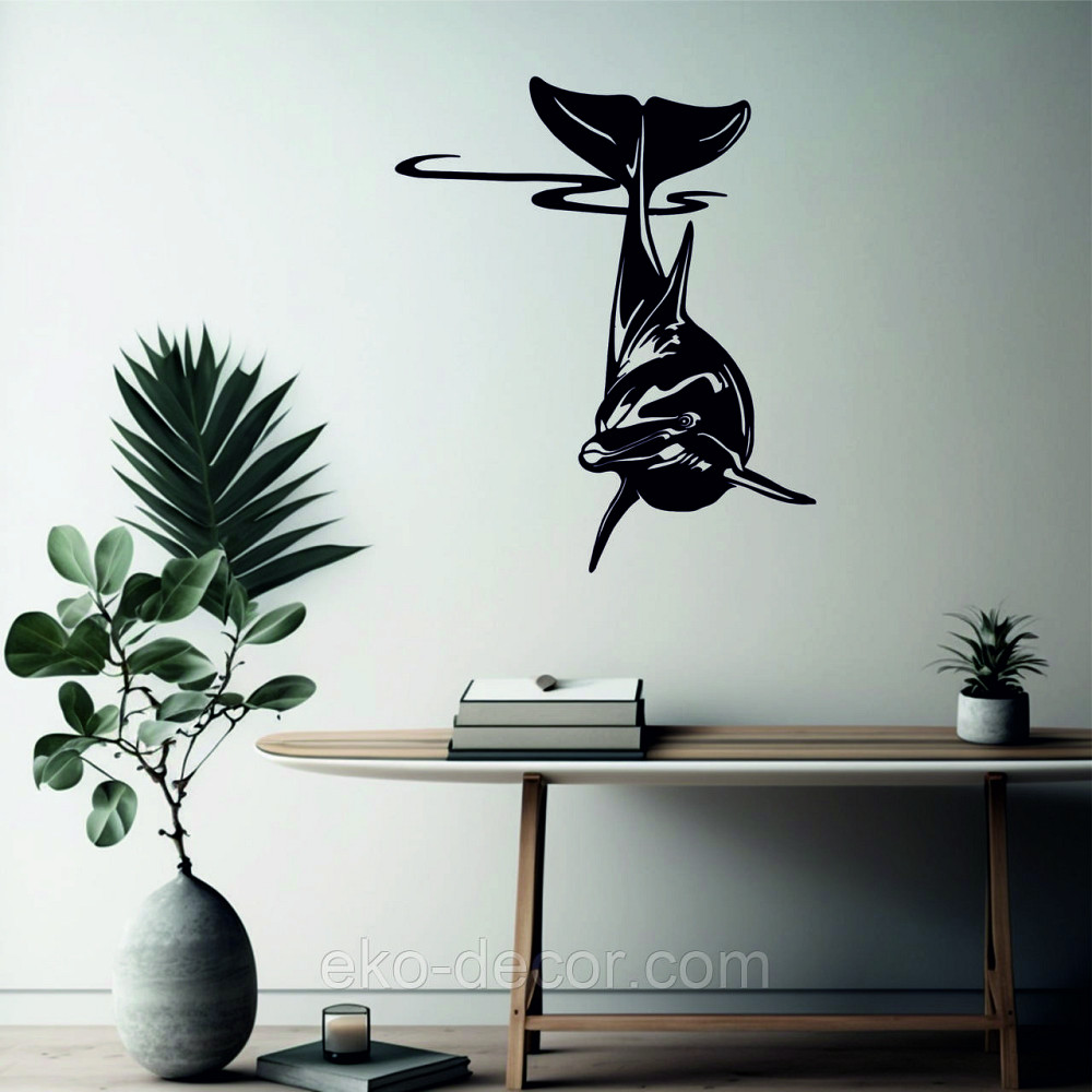 Декоративное настенное Панно «Дельфин» Декор на стену Киев - изображение 1