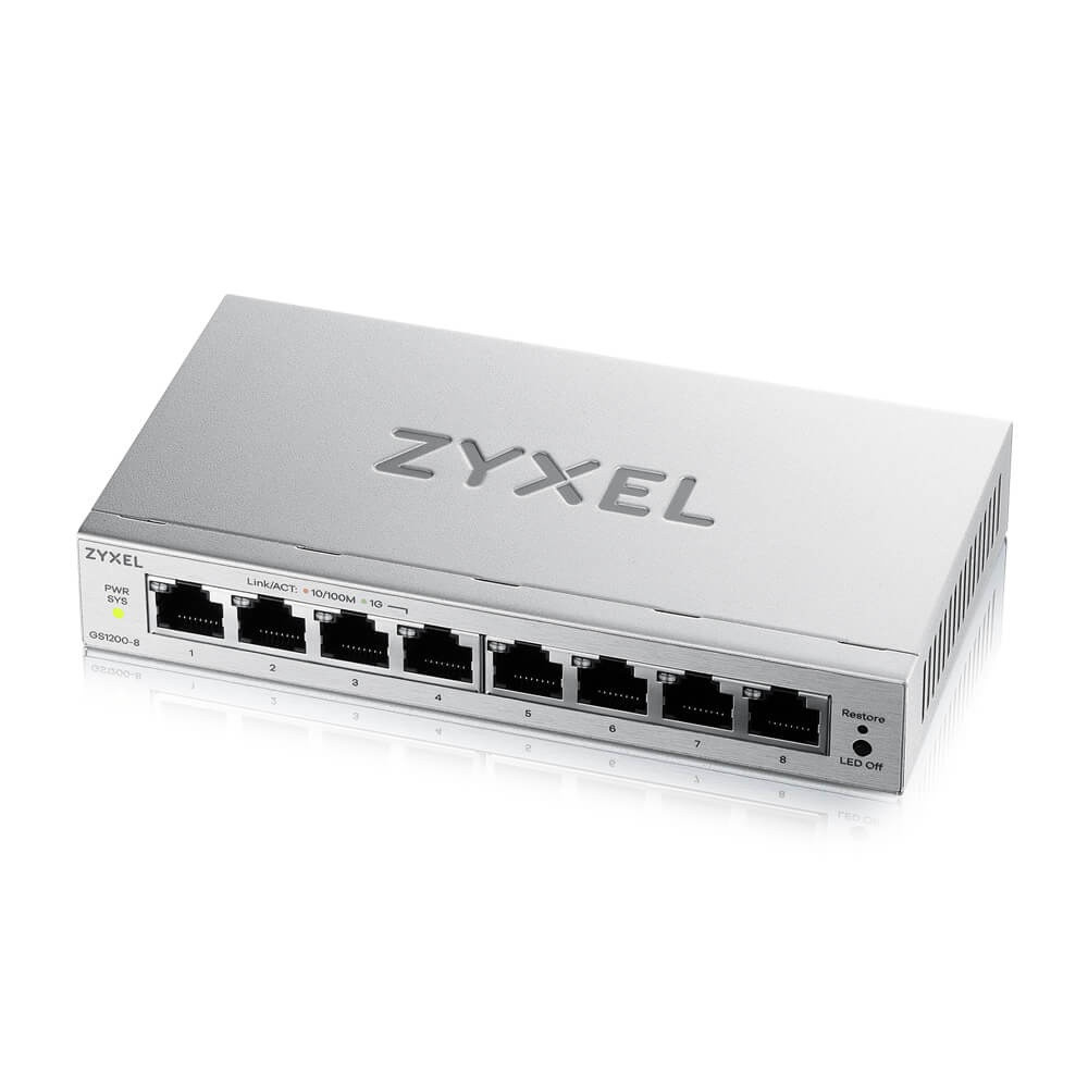 Коммутатор ZYXEL GS1200-8 v3 (GS1200-8V3-EU0101F) ( 24849 ) Харків - фото 4