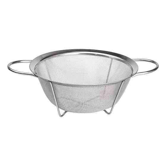 Zhongjing Друшляк з двома ручками 25 см дрібнокомірчаста сітка з нержавіючої сталі HP-19-2-25CM Київ