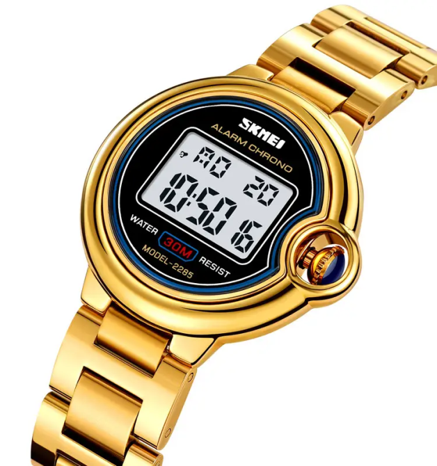 Годинник жіночий наручний Skmei 2285 Золотистий Київ - фото 2